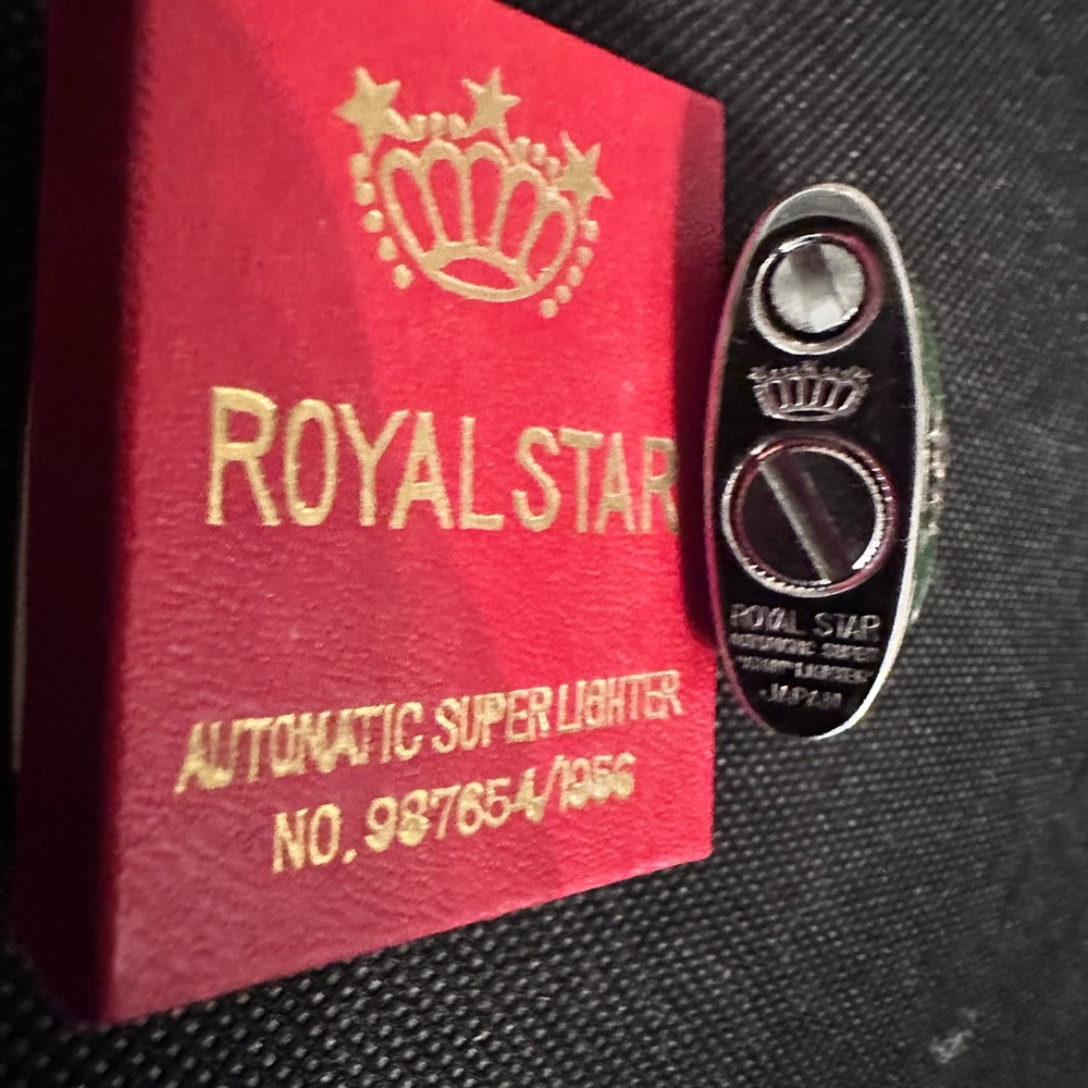 Vintage 1956 NOS Royal Star Lightr 🔥 Green with Blue Enamel Giraffe - Picture 4 of 5